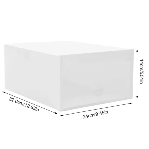 20‑Pack Stackable Transparent Shoe Storage - Thumbnail Image 3