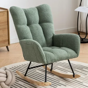 Modern Upholstered Nursery Rocking Chairs