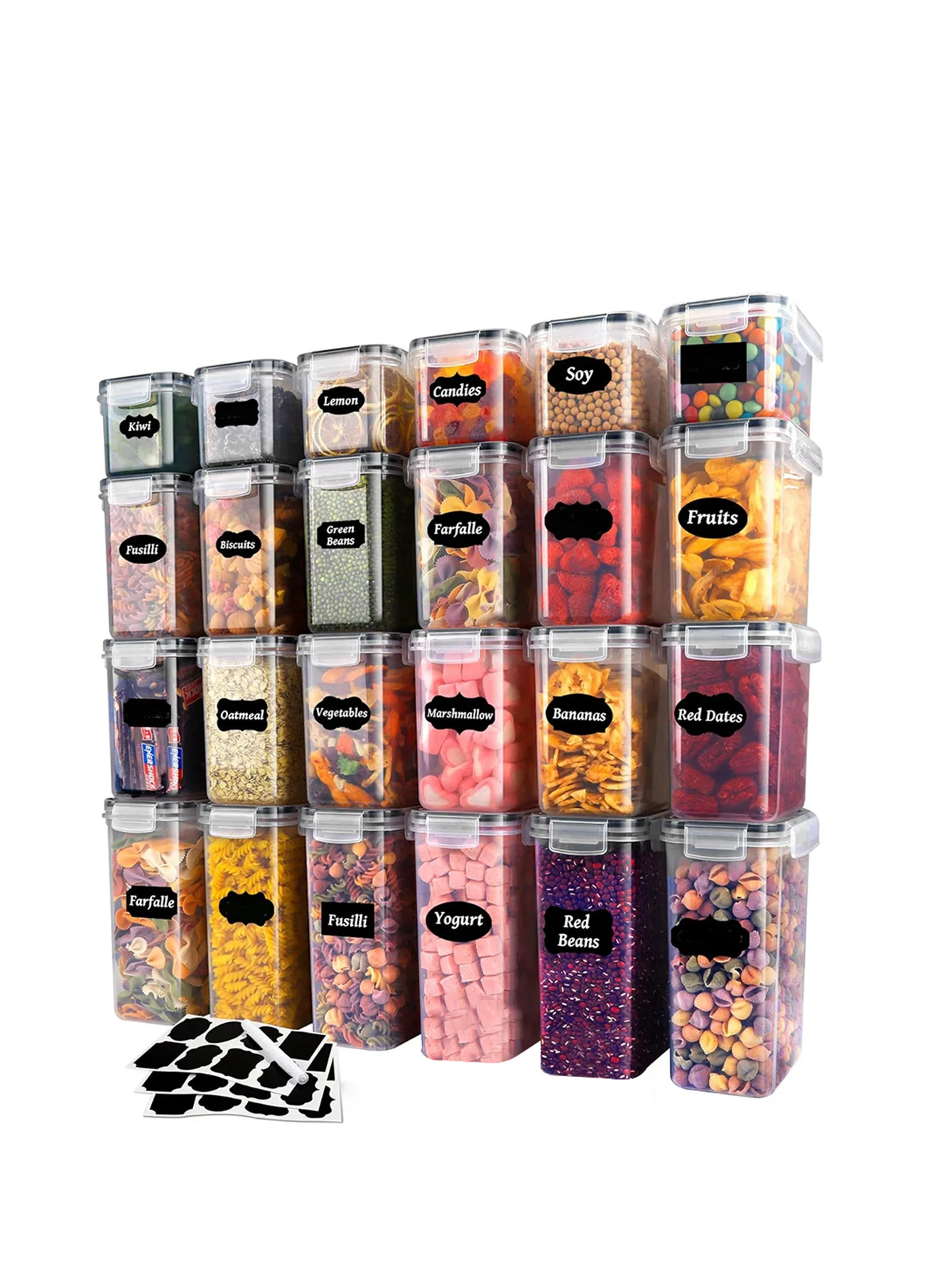 24/48pcs, Sealed Food Storage Containers - Image 1