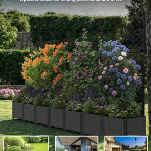 Plastic Planter Box w/ Trellis Rack - Thumbnail Image 4