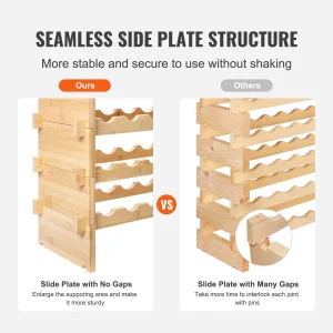 Stackable Modular Wine Rack Free Standing - Thumbnail Image 3