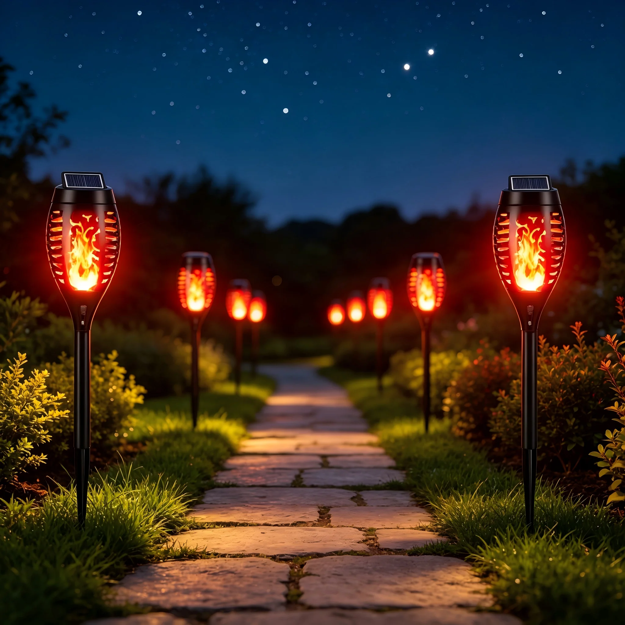 6/8/12 packSolar Torch Lights - Image 1