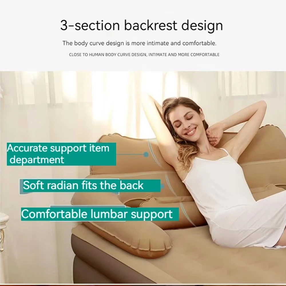 2 Persons Inflatable Mattress Camping - Image 4