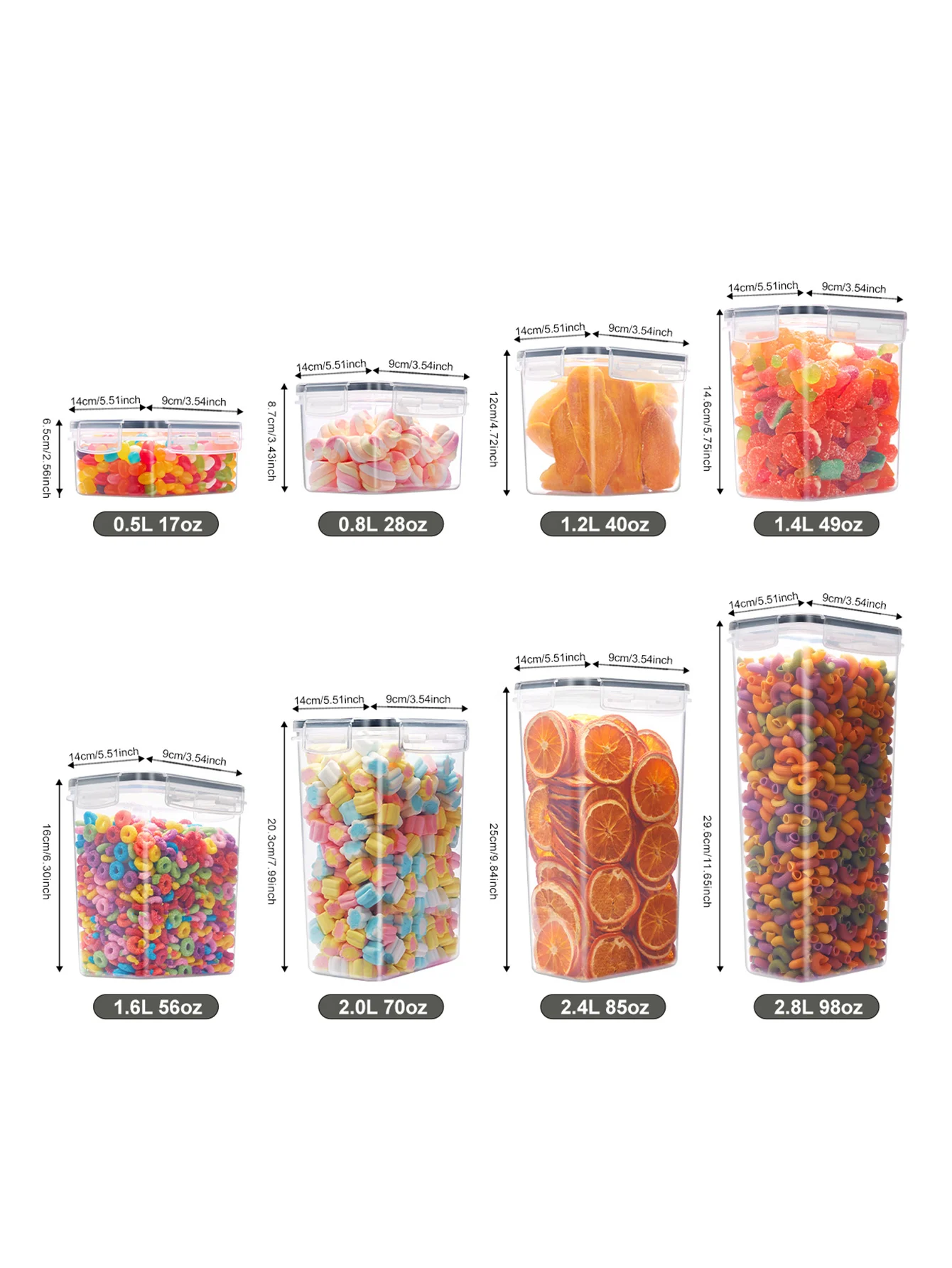 24/48pcs, Sealed Food Storage Containers - Image 2