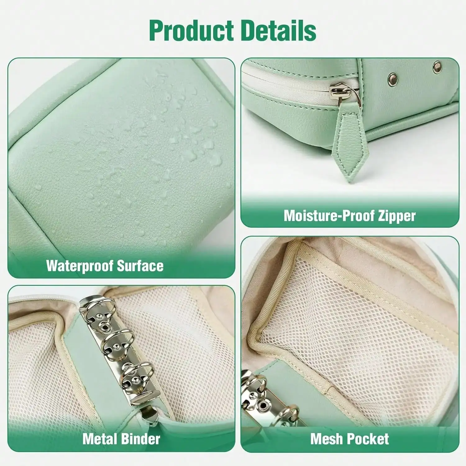 Waterproof Zipper Medicine Pouches Set, - Image 2