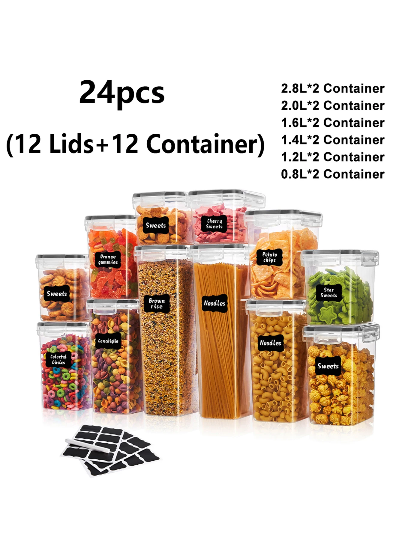 24/48pcs, Sealed Food Storage Containers - Image 3