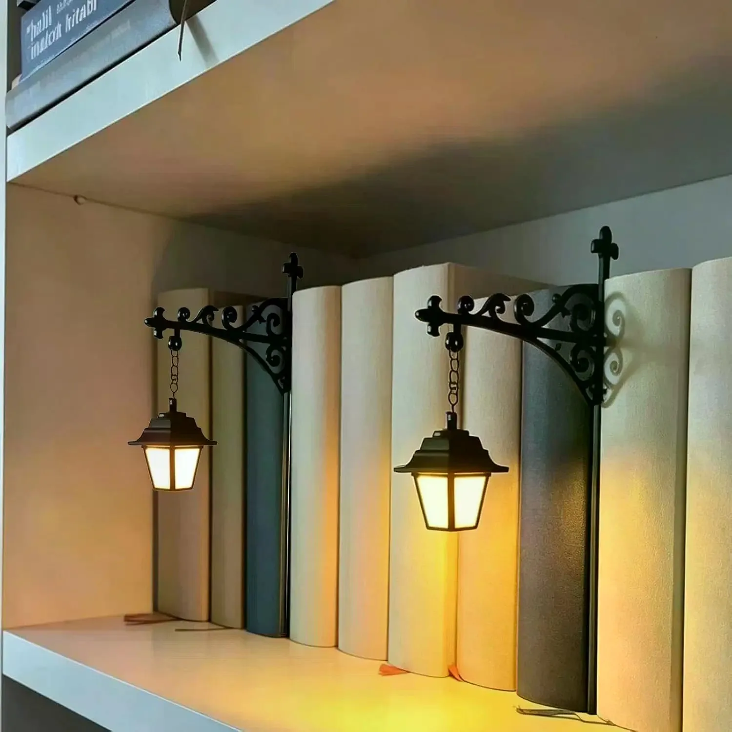 Library Lantern-Decorative Bookshelf Lighting - Image 1