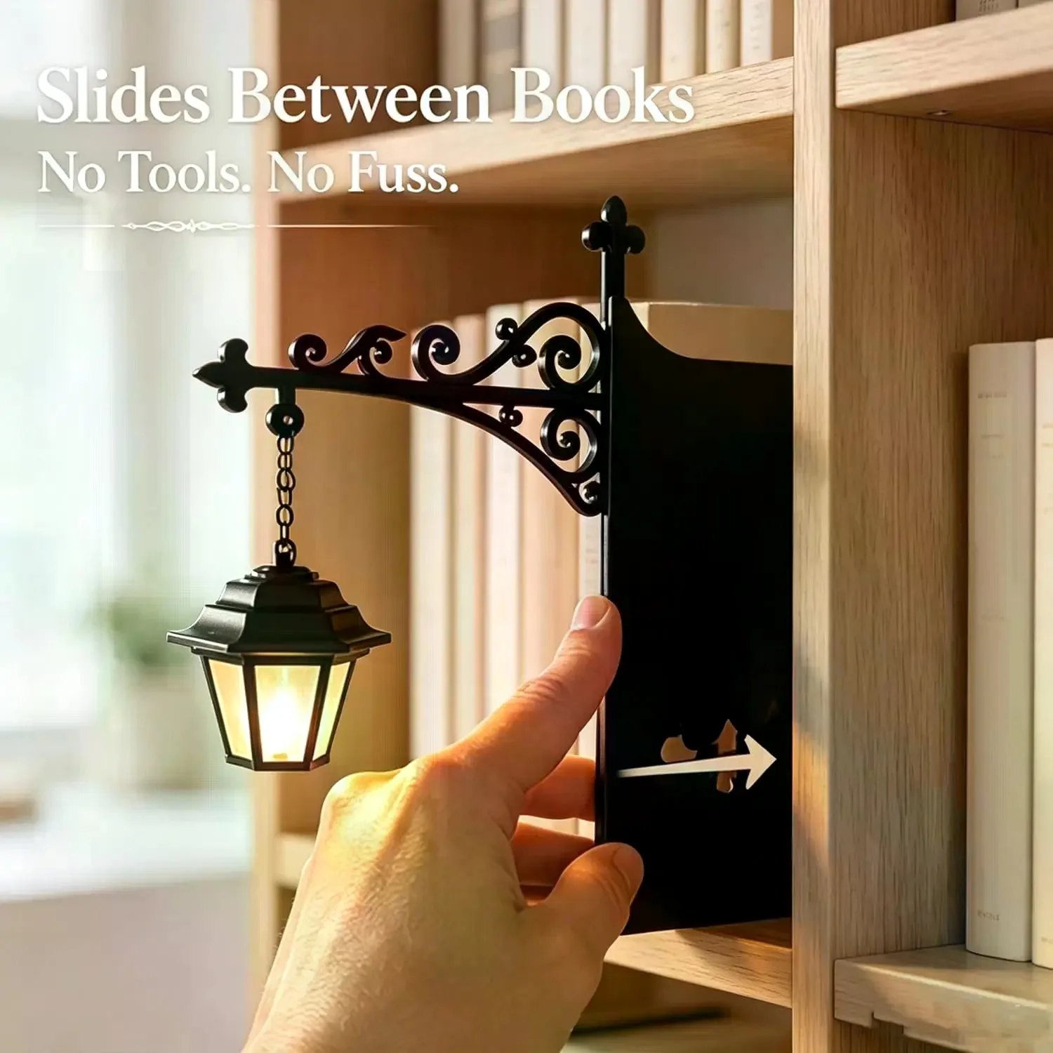 Library Lantern-Decorative Bookshelf Lighting - Image 2