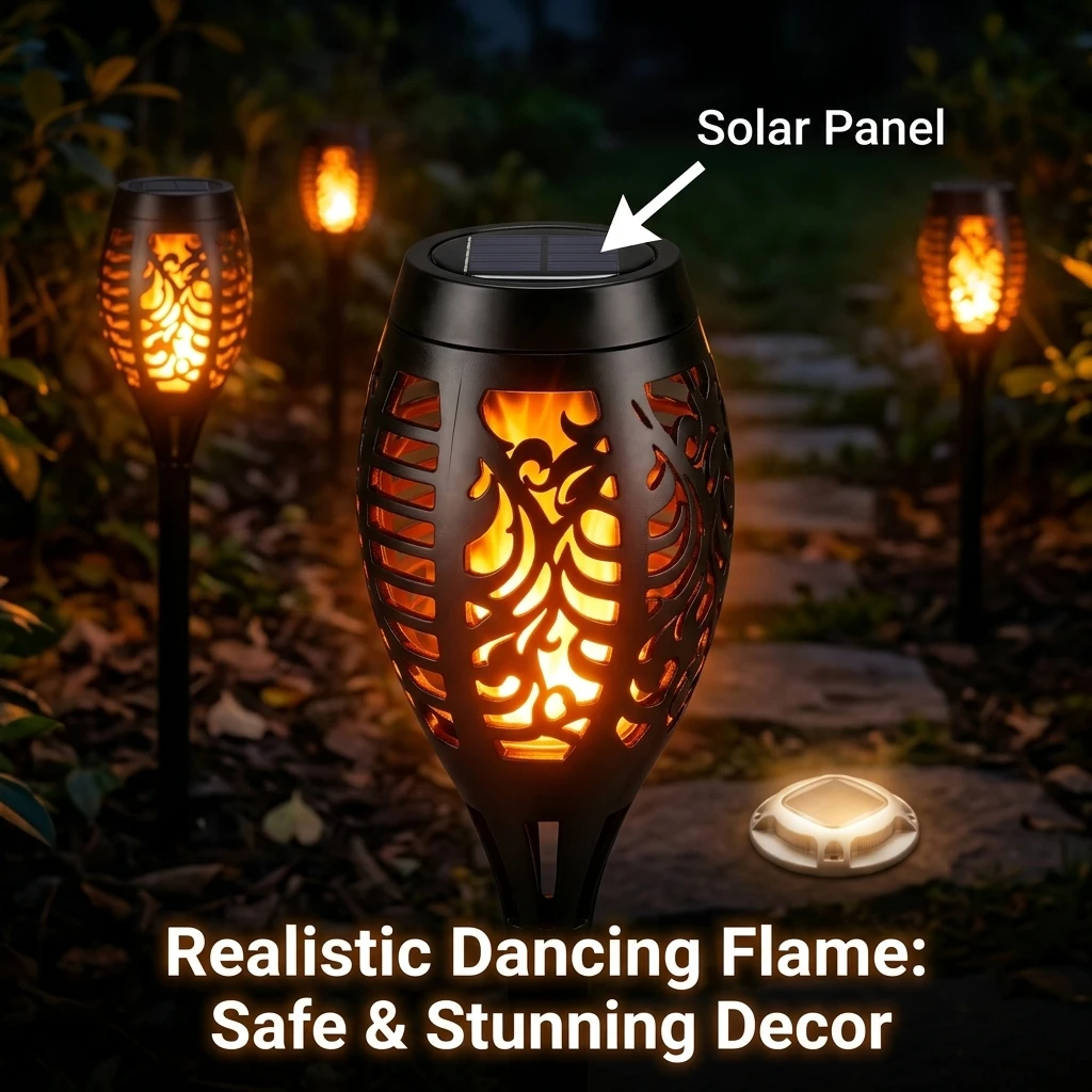 Solar Outdoor Lights Set - Image 2