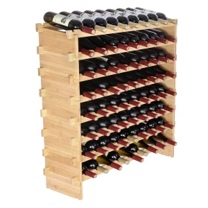 Stackable Modular Wine Rack Free Standing