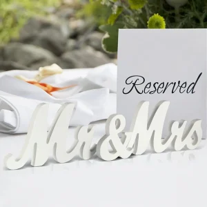 Wedding Decorations, Mr & Mrs Sign - Thumbnail Image 3