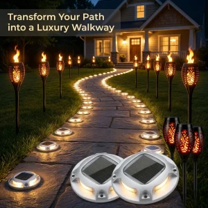 Solar Outdoor Lights Set