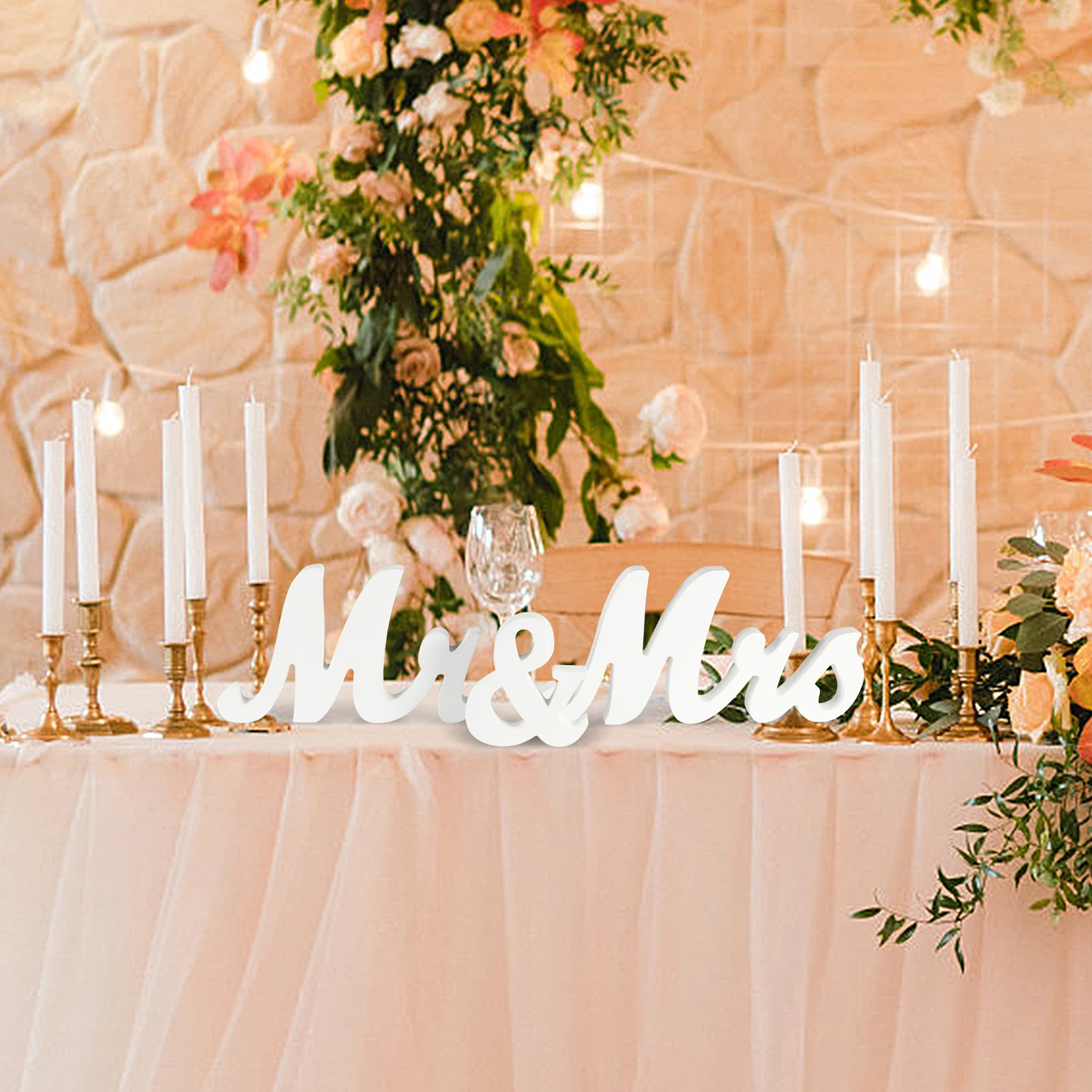 Wedding Decorations, Mr & Mrs Sign - Image 2