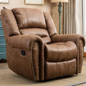 Leather Recliner Chair, Classic and Traditional