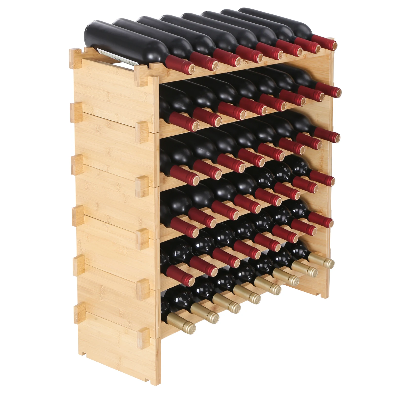 Stackable Modular Wine Rack Free Standing - Image 4