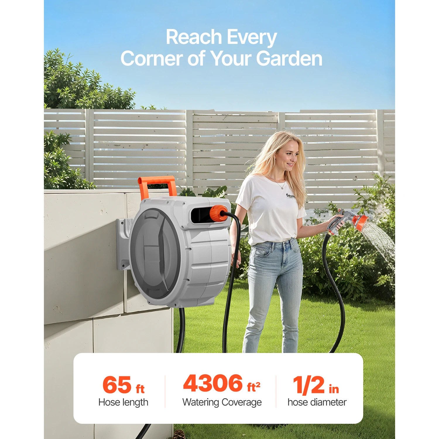 Retractable Garden Hose Reel - Image 3